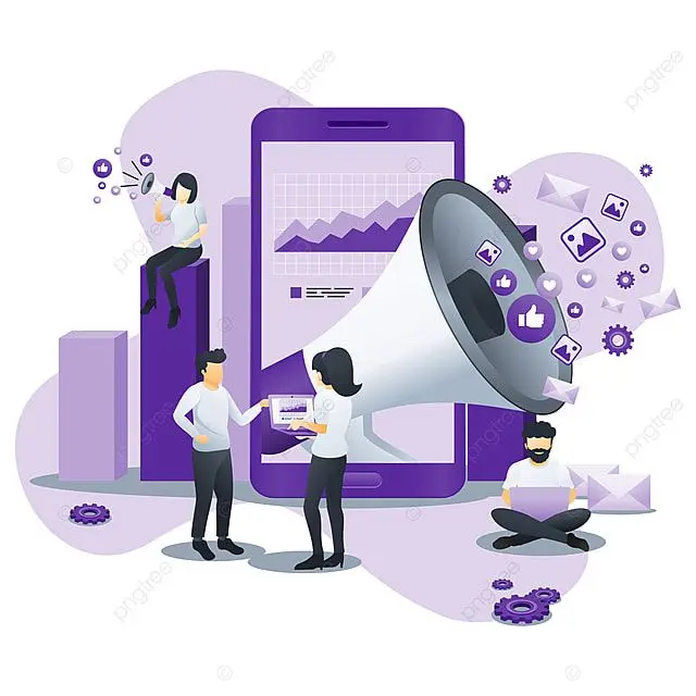 Digital marketing team collaboration