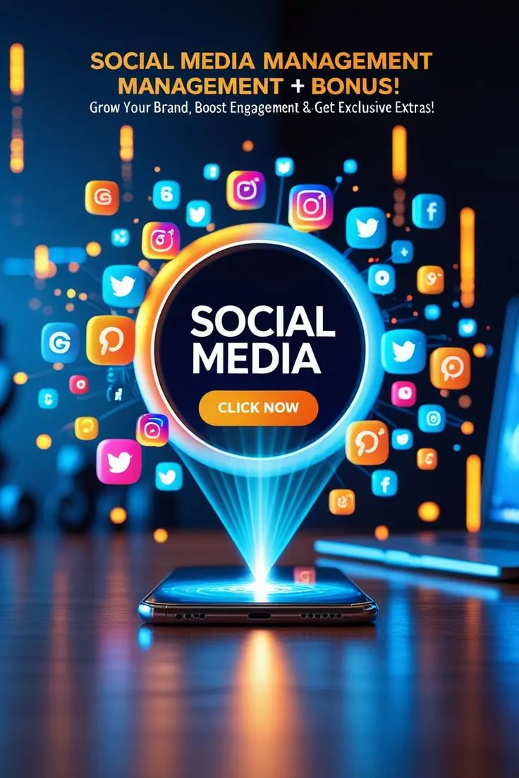 Social media management service promotion